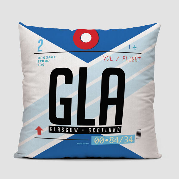 GLA - Throw Pillow - Airportag