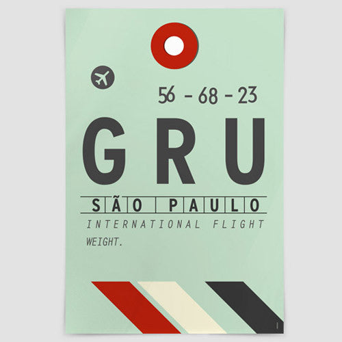 GRU - Poster - Airportag