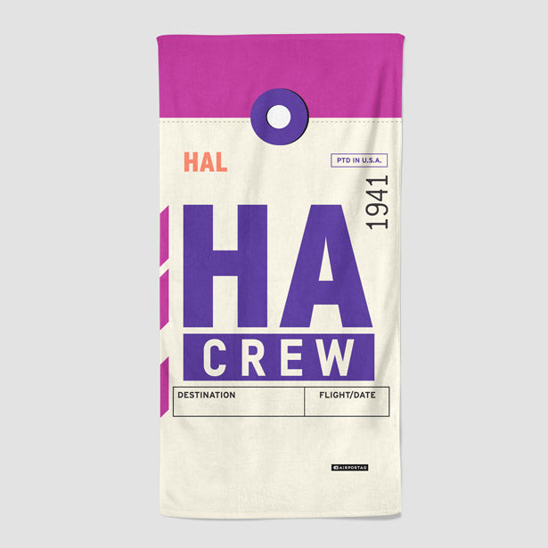HA - Beach Towel - Airportag