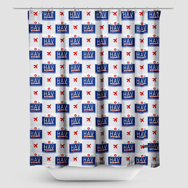 HAV - Shower Curtain - Airportag