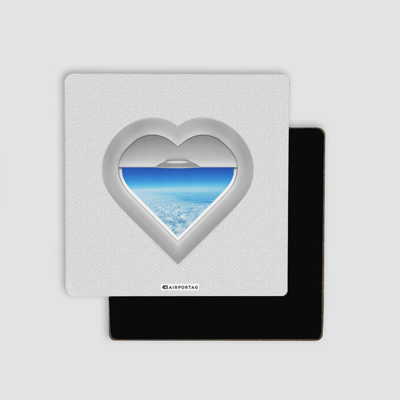 Fenêtre Coeur - Aimant
