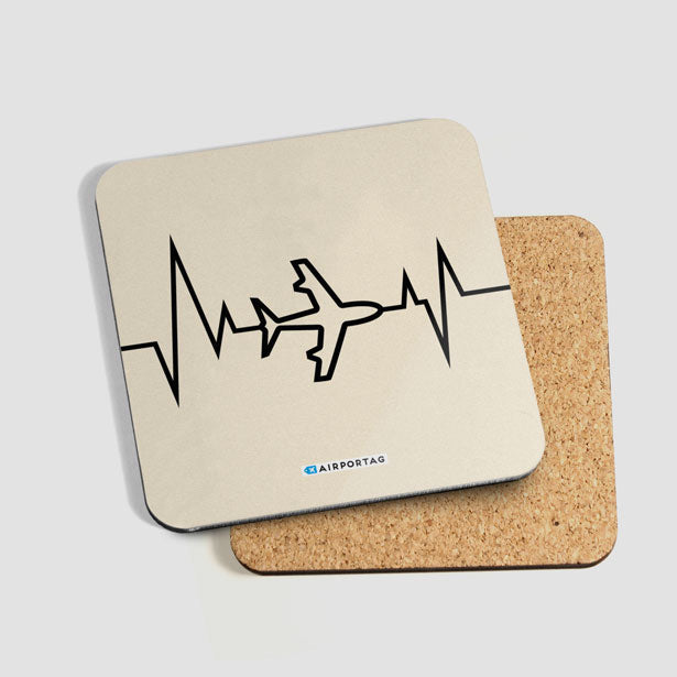 Heartbeat - Coaster - Airportag