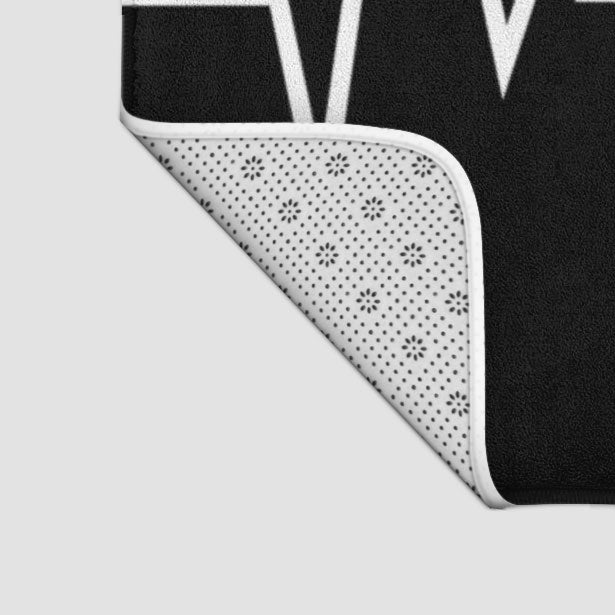 Heartbeat - Bath Mat - Airportag