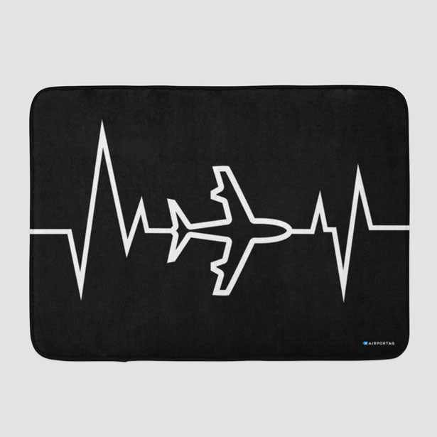 Heartbeat - Bath Mat - Airportag