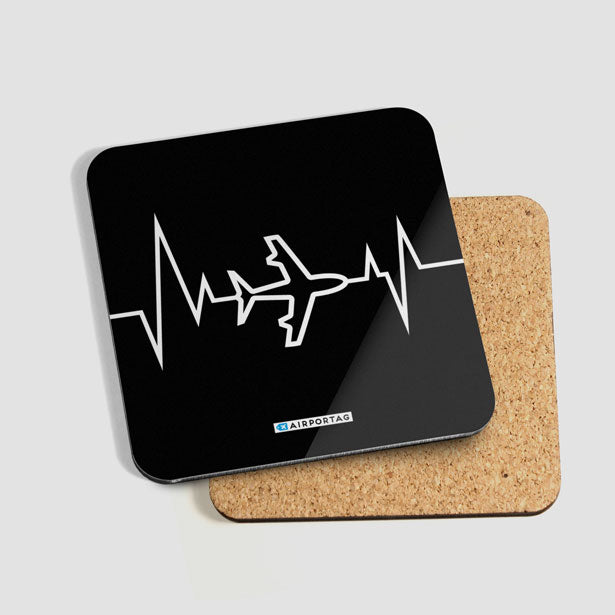 Heartbeat - Coaster - Airportag