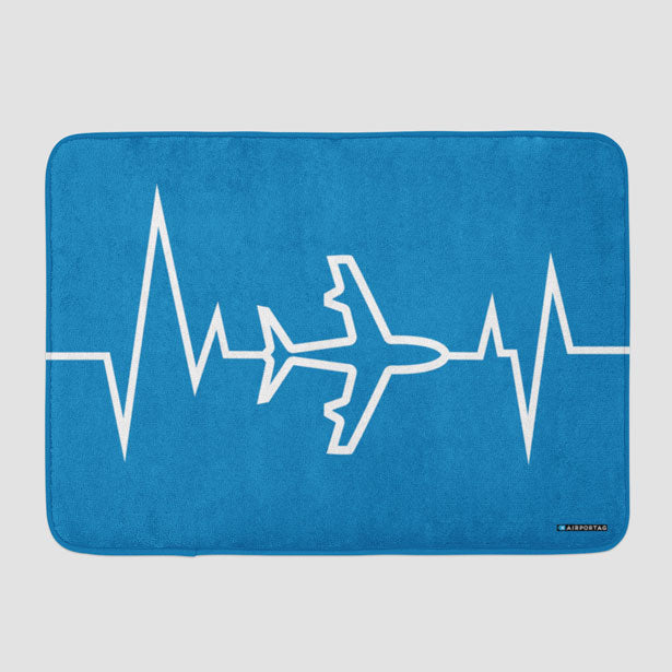 Heartbeat - Bath Mat - Airportag