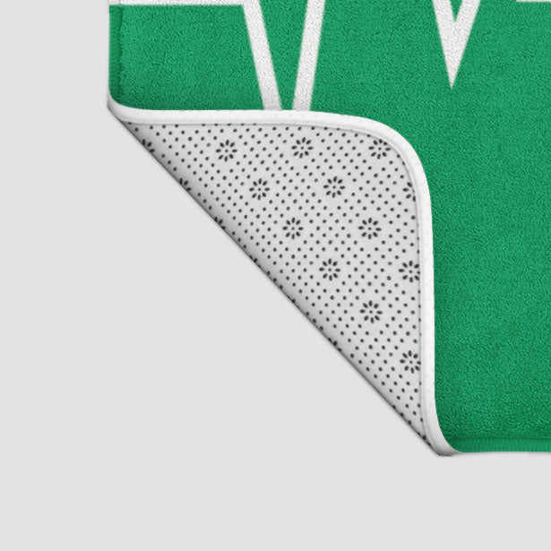 Heartbeat - Bath Mat - Airportag