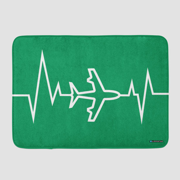 Heartbeat - Bath Mat - Airportag