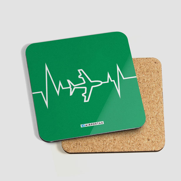 Heartbeat - Coaster - Airportag