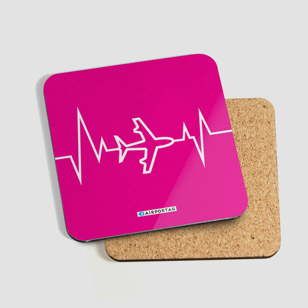 Heartbeat - Coaster - Airportag