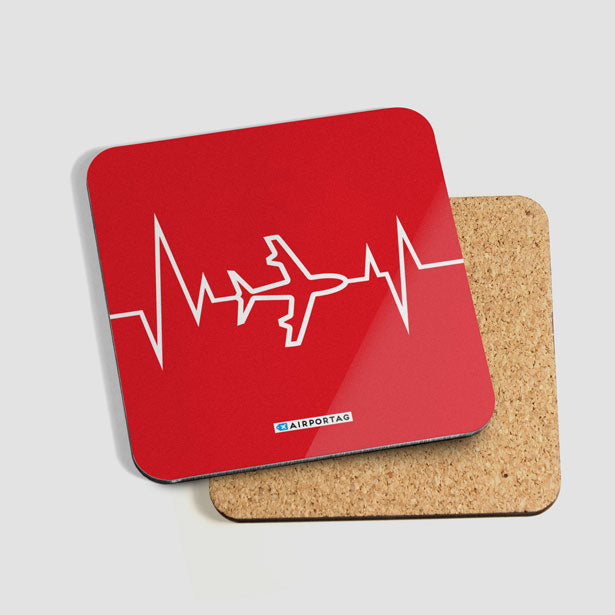 Heartbeat - Coaster - Airportag