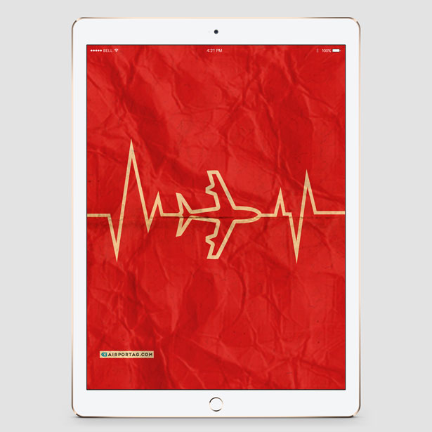 Heartbeat - Mobile wallpaper - Airportag