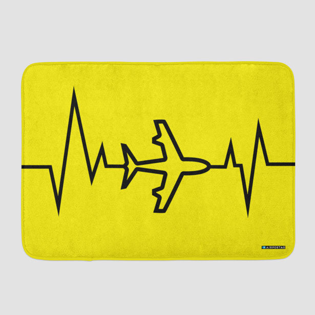 Heartbeat - Bath Mat - Airportag