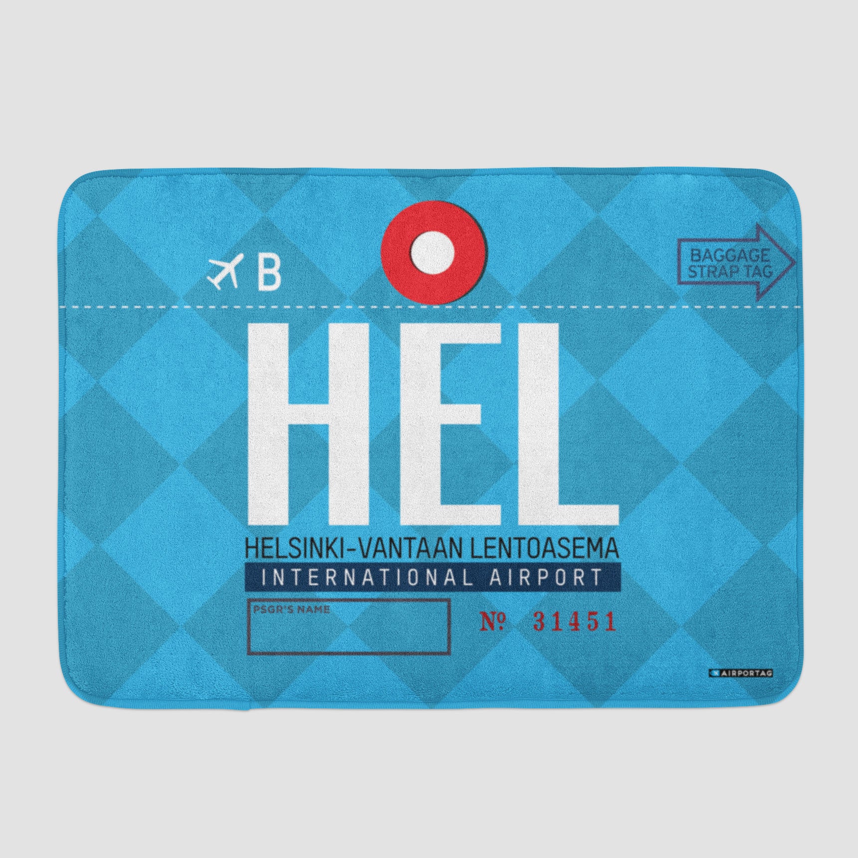 HEL - Bath Mat - Airportag