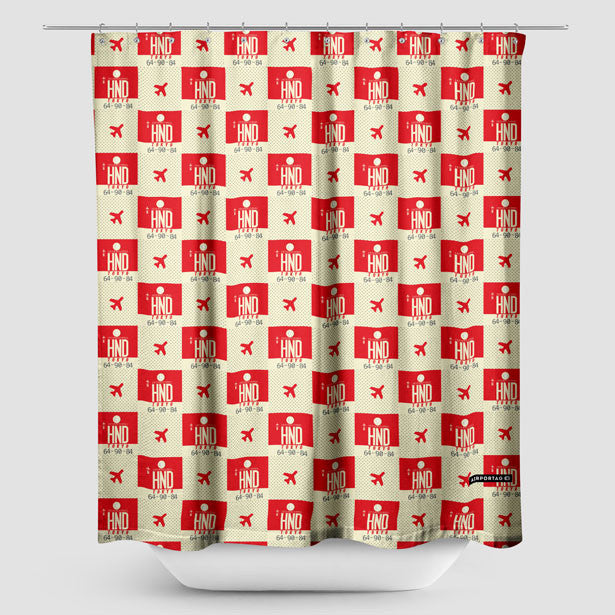 HND - Shower Curtain - Airportag