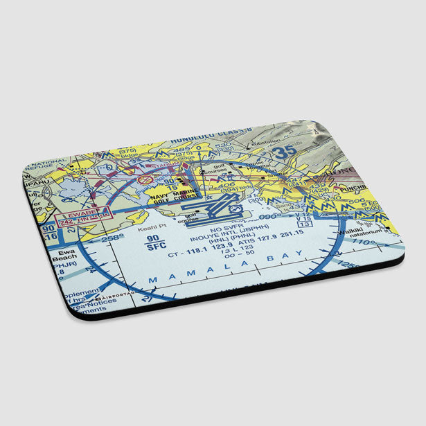 HNL Sectional - Mousepad - Airportag