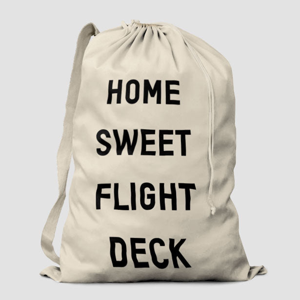 Home Sweet Flight Deck - Laundry Bag - Airportag