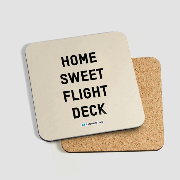 Home Sweet Flight Deck - Coaster - Airportag