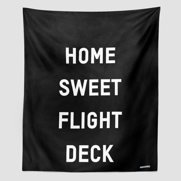 Home Sweet Flight Deck - Wall Tapestry - Airportag