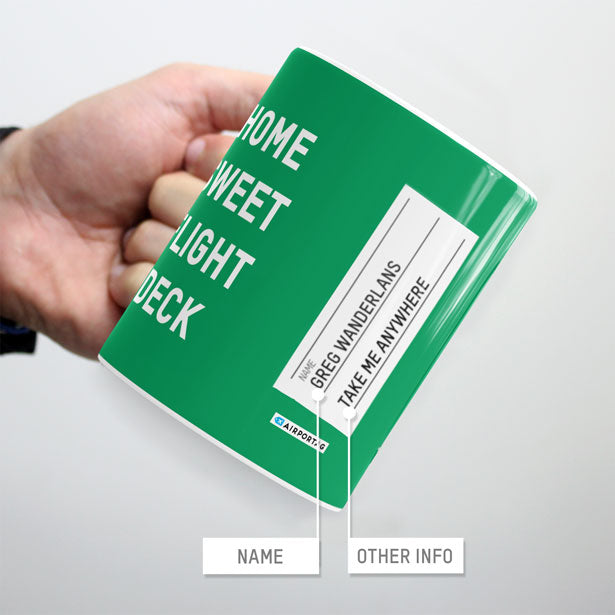 Home Sweet Flight Deck - Mug - Airportag