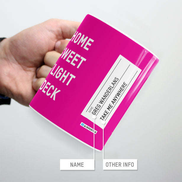 Home Sweet Flight Deck - Mug - Airportag