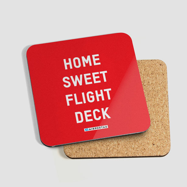 Home Sweet Flight Deck - Coaster - Airportag