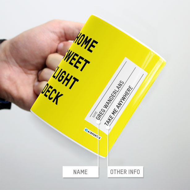 Home Sweet Flight Deck - Mug - Airportag