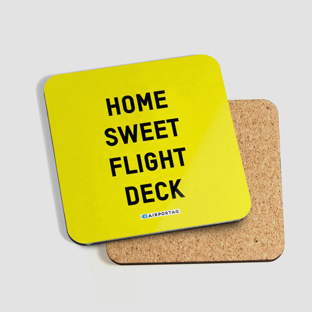 Home Sweet Flight Deck - Coaster - Airportag