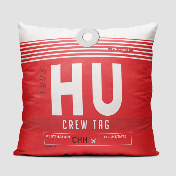 HU - Throw Pillow - Airportag