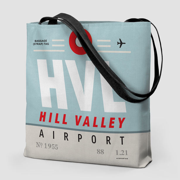 HVL - Hill Valley Airport - Tote Bag