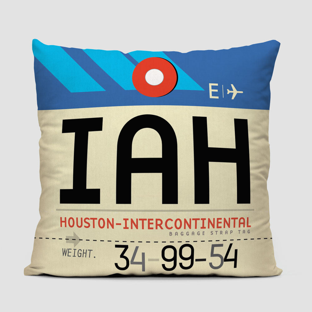 IAH - Throw Pillow - Airportag