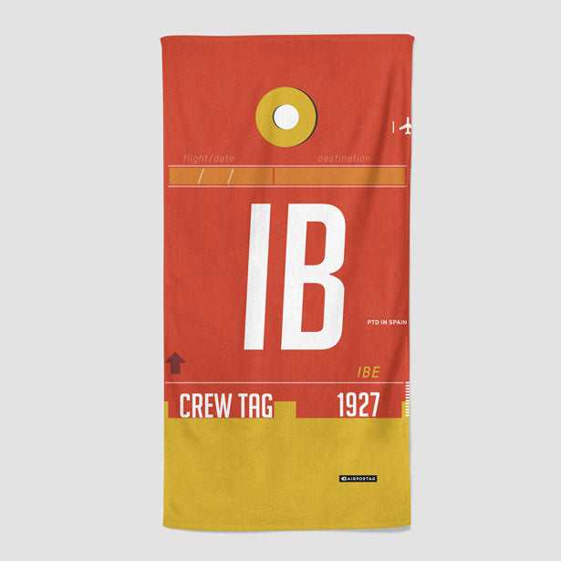 IB - Beach Towel - Airportag