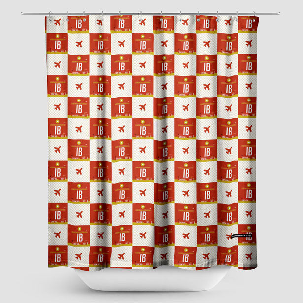 IB - Shower Curtain - Airportag