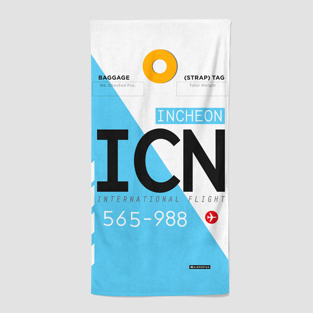 ICN - Beach Towel - Airportag