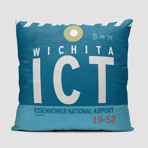 ICT - Throw Pillow - Airportag