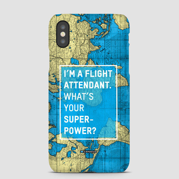 I'm a flight attendant - Phone Case - Airportag