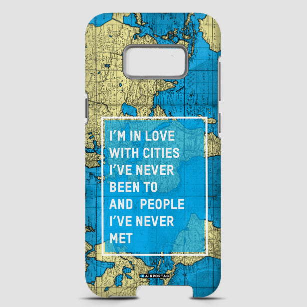 I'm in love with cities - Phone Case - Airportag