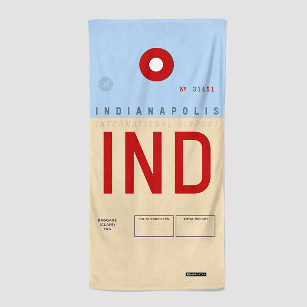 IND - Beach Towel - Airportag