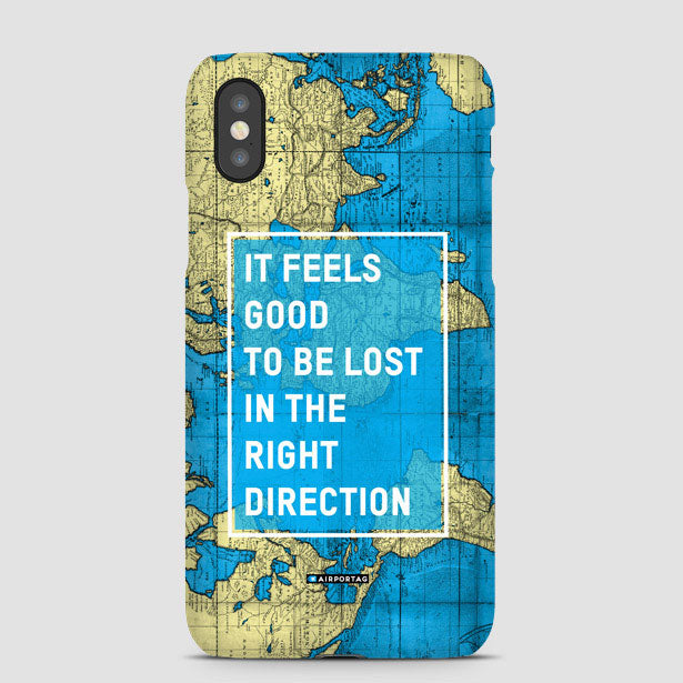 It Feels Good - World Map - Phone Case - Airportag