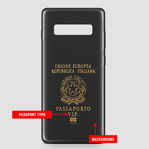 Italy - Passport Phone Case - Airportag