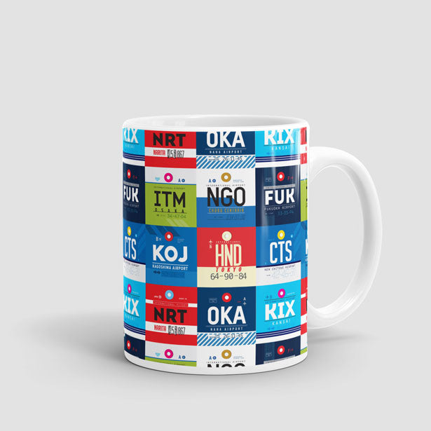 Japanese Airports - Mug - Airportag