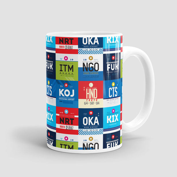 Japanese Airports - Mug - Airportag