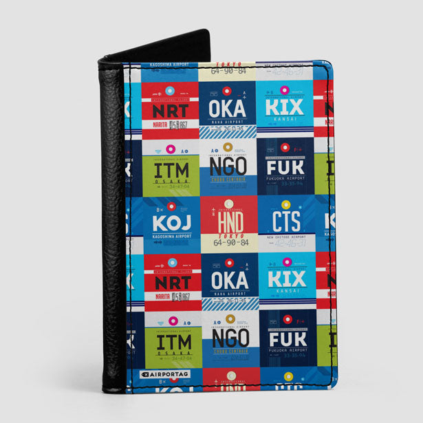 Japanese Airports - Passport Cover - Airportag