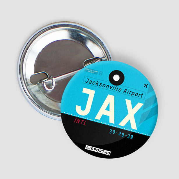 Pinback Button Jacksonville Intl Airport Florida US IATA Code JAX pinback-button-jacksonville-intl-airport-florida-us-iata-code-jax