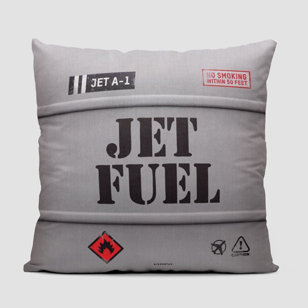 Jet Fuel - Throw Pillow - Airportag