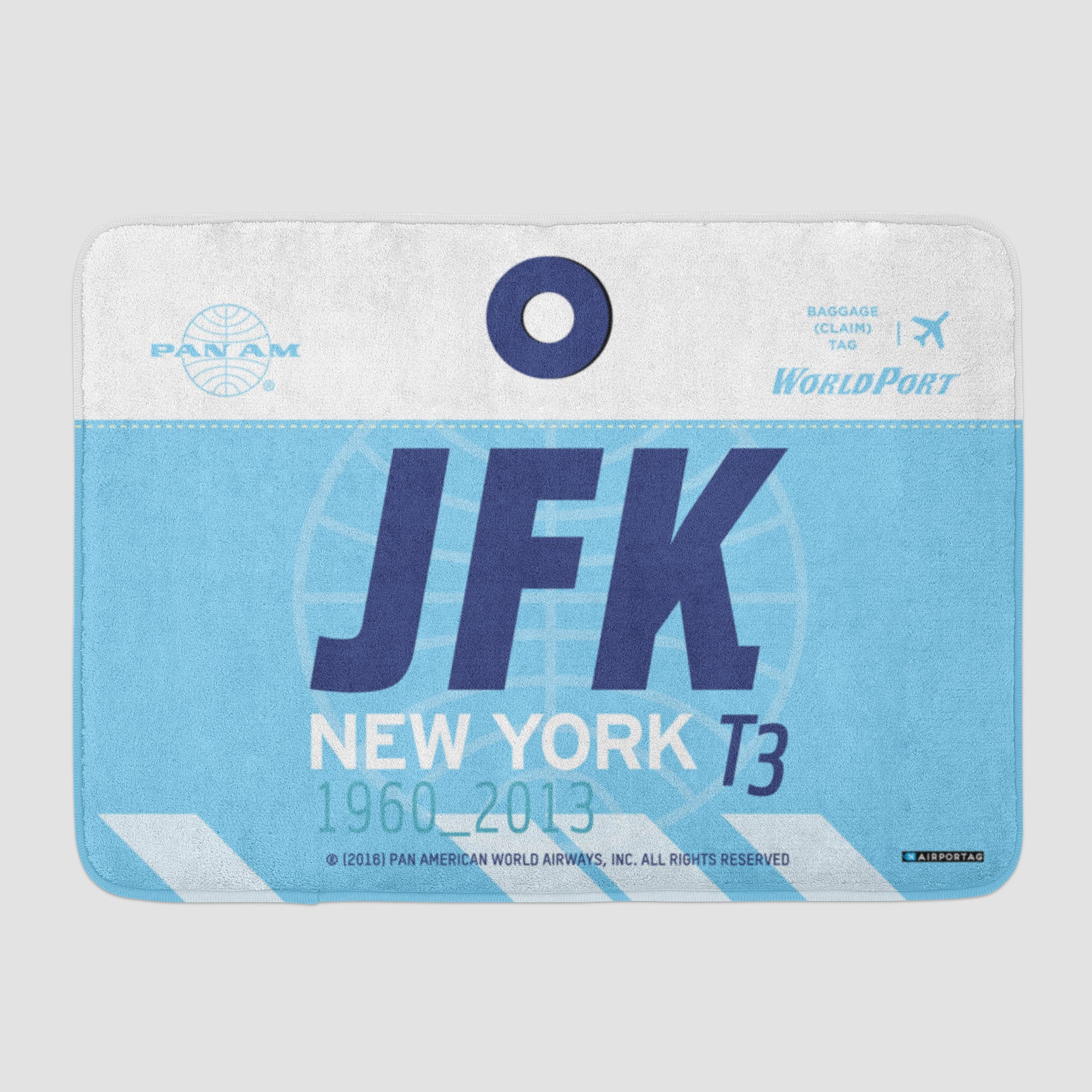 JFK World Port - Pan Am - Bath Mat - Airportag