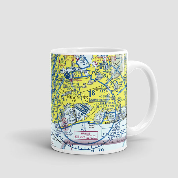 JFK Sectional - Mug - Airportag