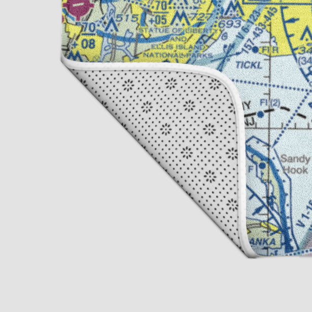 JFK Sectional - Bath Mat - Airportag