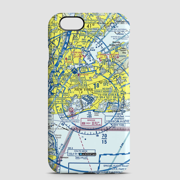 JFK Sectional - Phone Case - Airportag