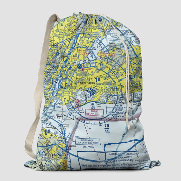 JFK Sectional - Laundry Bag - Airportag